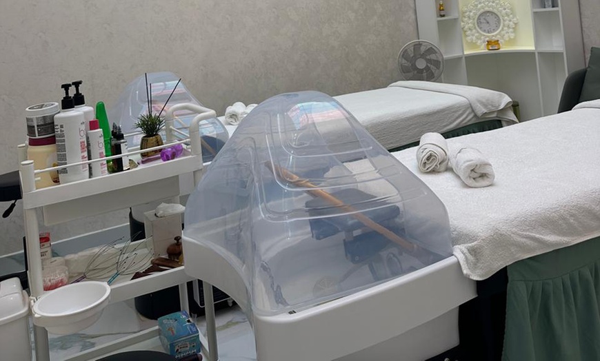 Image 8: Hair Wash and Blow-dry, Roots Color, Full Hair Color, Balayage, & More