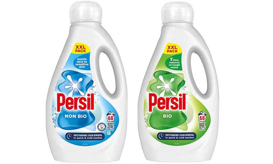 Image 1: Persil XXL Washing Liquid Detergent Stain Removal Washes