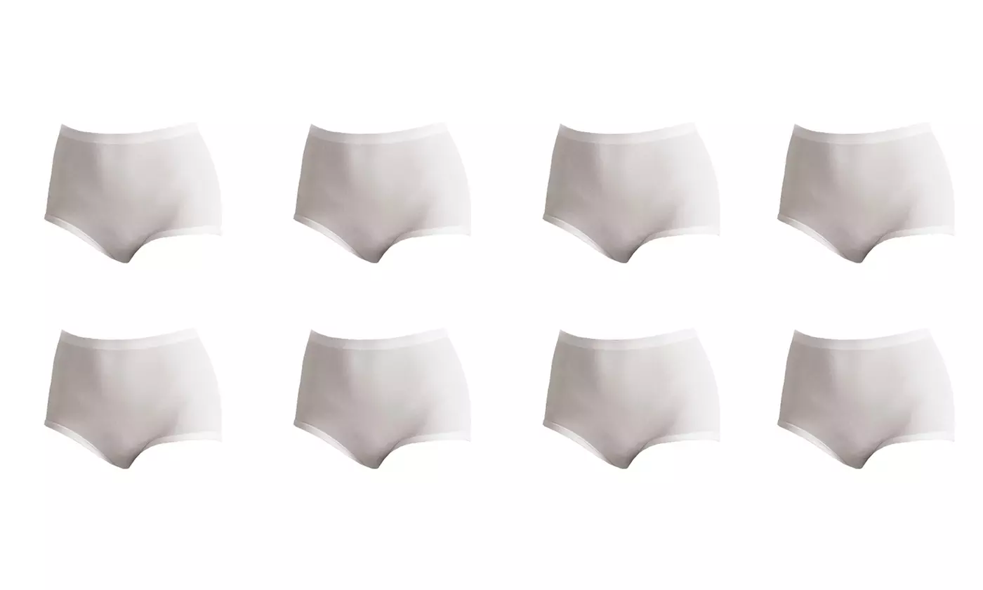 4er- oder 8er-Pack Cotonella Taillen-Slips für Damen