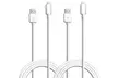 Apple-Certified 6.6 ft Lightning to USB Cable with Wall Charger (1,2, or 5-Pack) - Second Medium