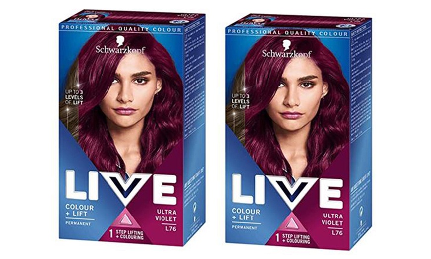 Image 57: 1 ou 2 boîtes de teinture cheveux "Live Intense Colour" de Schwarzkopf