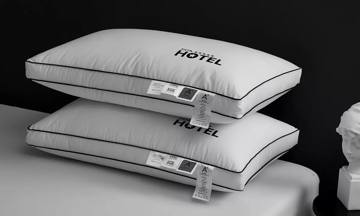 100% Cotton Five Star Hotel Pillow 2 Pack Set