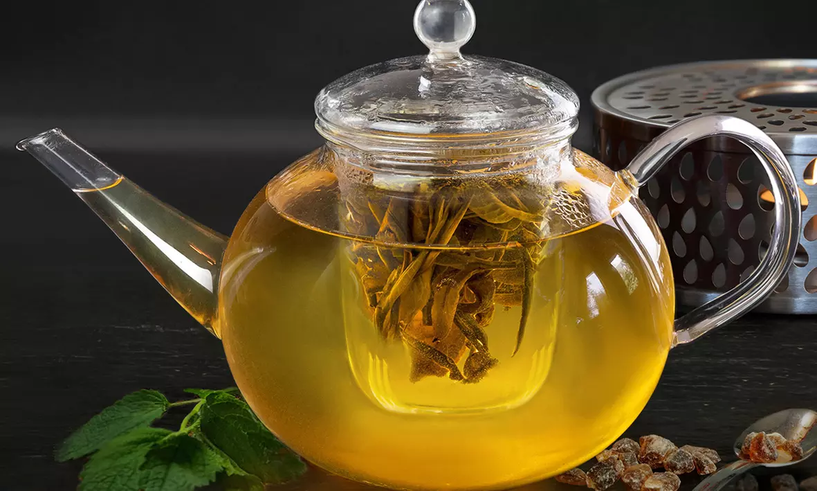 Creano Borosilikatglas-Teekanne oder Edelstahl-Stövchen