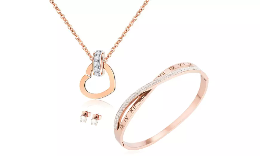 Image 3: Parure ornée de cristaux Swarovski®
