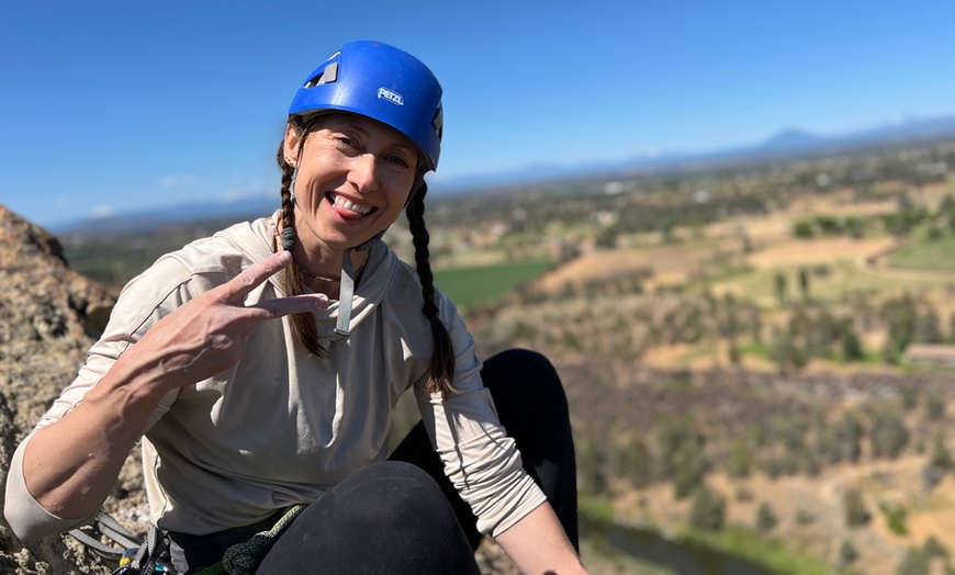 Image 1: 4 Hour  Guided Rock Climbing With Tour Guide For Two, Three or Four