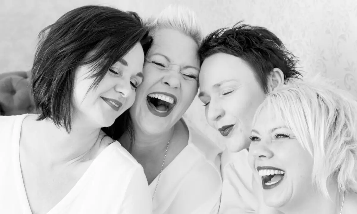 Freunde-Fotoshooting