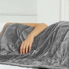 Image 8: Costway 15/17/20lbs Home Weighted Blanket Crystal Velvet Fabric w/Glass Beads