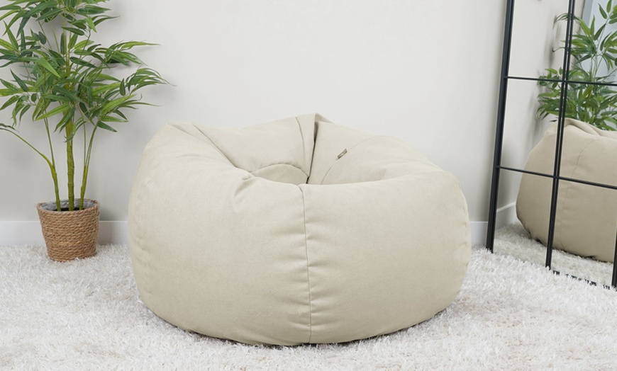 Image 6: Rucomfy Large Machine Washable Adults Beanbags with Filling