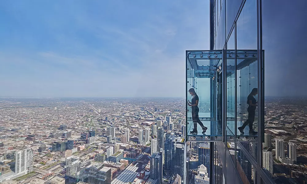 Admission to the Iconic Skydeck and The Ledge at Willis Tower