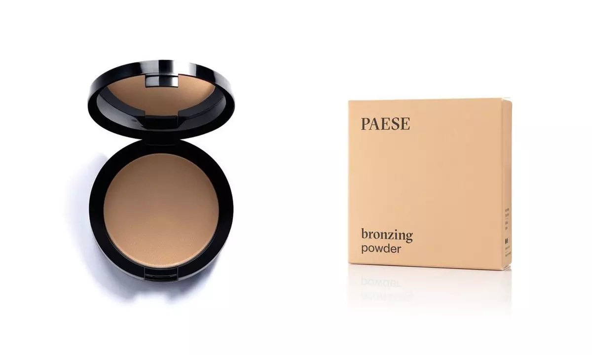 1 of 2 veganistische bronzing poeders van Paese