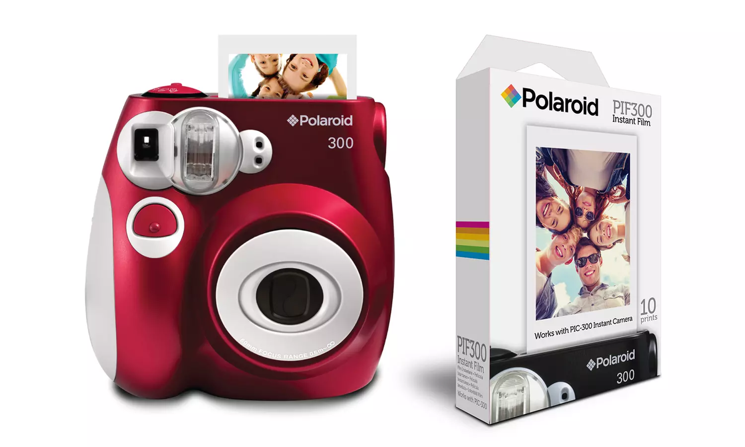 Pack Polaroid PIC300 avec cartouche de 10 papiers - Instant Camera - Garantie 2 ans - Primary Image
