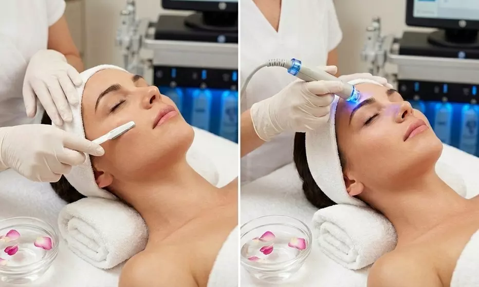 Glow with Dermaplaning with Hydrafacial :One or Two Treatments at Rubyz Salon & Spa (Up to 57%Off) - Primary Image