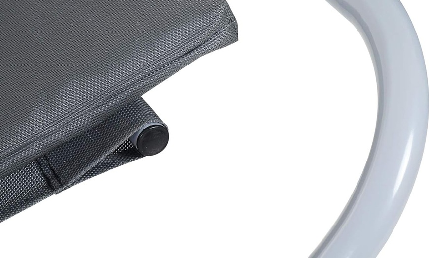 Image 9: Outsunny Lounger Rocking Bed