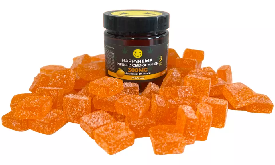Happy Hemp Infused CBD Gummies for Sleep - Broad Spectrum CBD Gummies