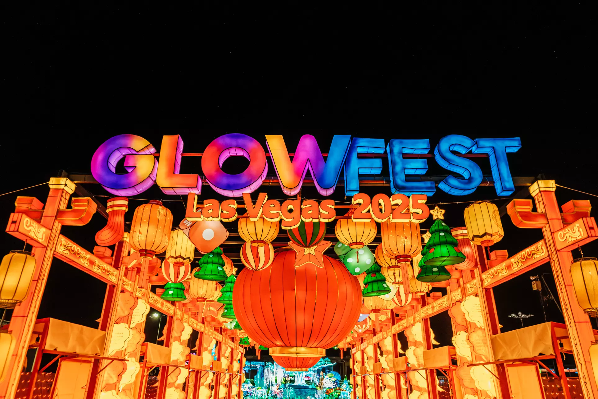 Explore GlowFest in Las Vegas w/ Unique Lights, Food Delights & Fun
