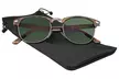 Emblem Eyewear - Classic Half Frame Vintage Horned Rim Mens Womens Sunglasses - Second Medium