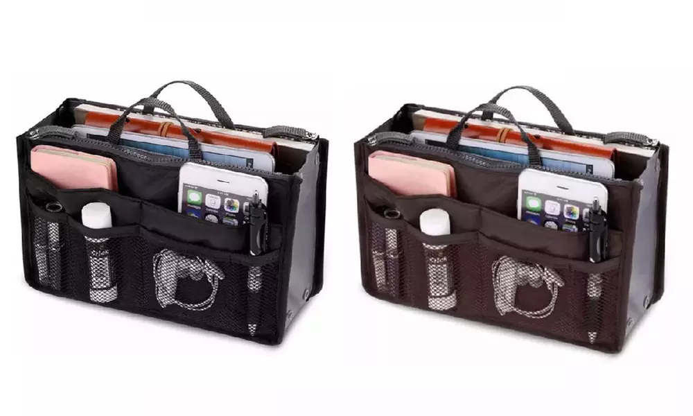 1 o 2 borse organizer da viaggio per cosmetici