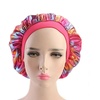 Image 13: Women Satin Night Sleep Cap Hair Bonnet Hat Silk Head Cover Wide Elastic Band