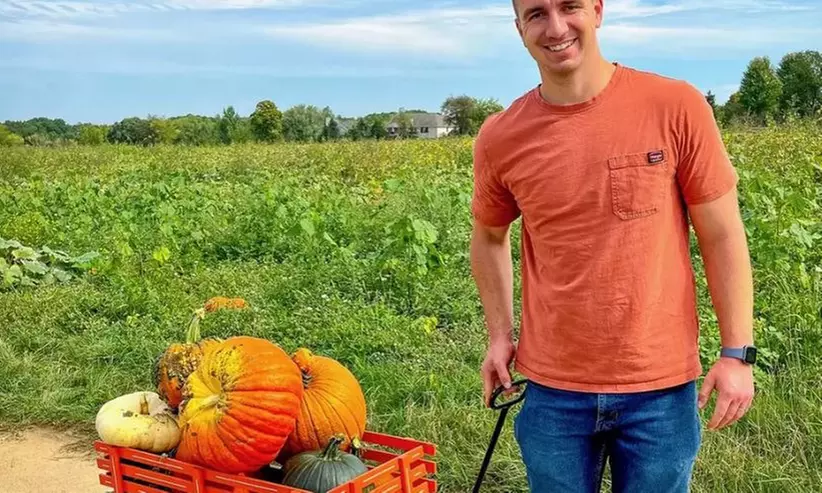 Reunite with Nature Picking Pumpkins at Family-Owned Petting Farm