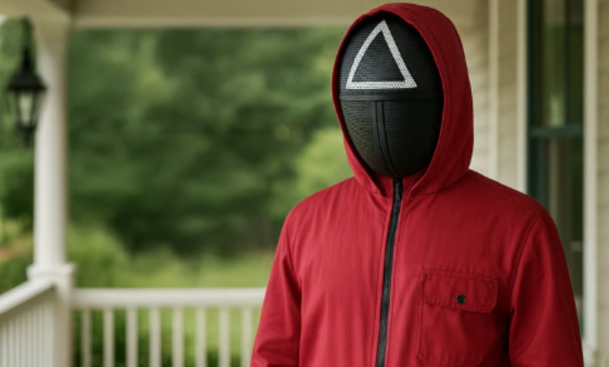 Image 1: Squid Game Guard Inspired Halloween Costume