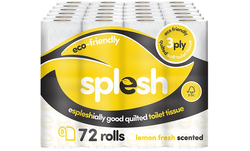 Image 16: Splesh Toilet Roll Mega Bundle, Soft and Quilted Eco-Friendly Scents