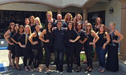 One Haircut with Single Process Color Touch Ups Only - Concerto Salon & Spa