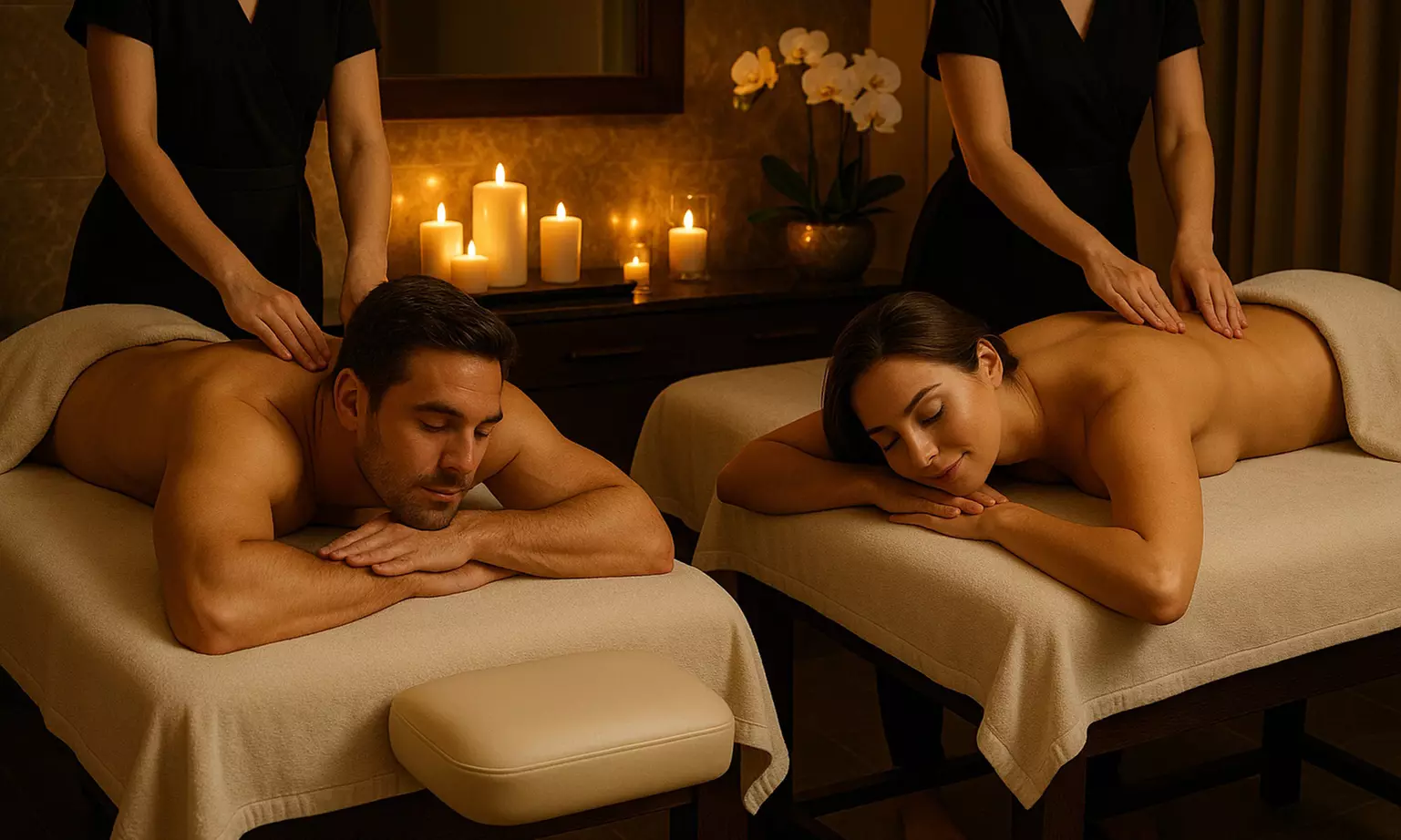 Unwind @A Aroma Spa with 50-Min Deluxe Body or 60-Min Custom Combo Massage w/ Hot Stone & Hot Towel(Upto 55%Off) - Primary Image