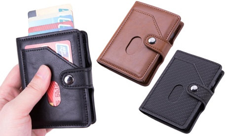 1 ou 2 porte-cartes RFID pliable