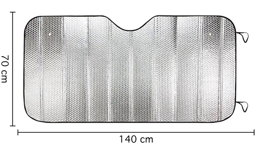 Image 5: Universal-Autosonnenschutz, faltbar & einfach zu verwenden