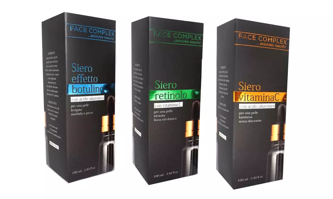 Sieri viso effetto botulino, vitamina C e retinolo di Face Complex