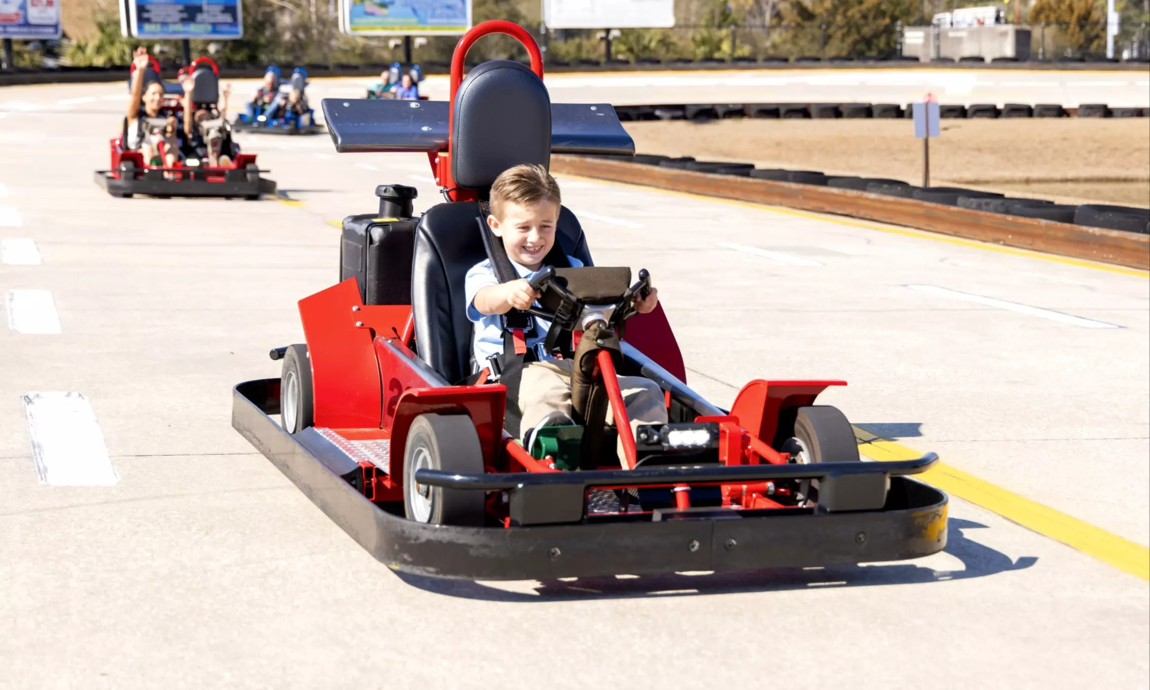 Thrill-seekers unite! Unlimited go-kart rides at Broadway Grand Prix