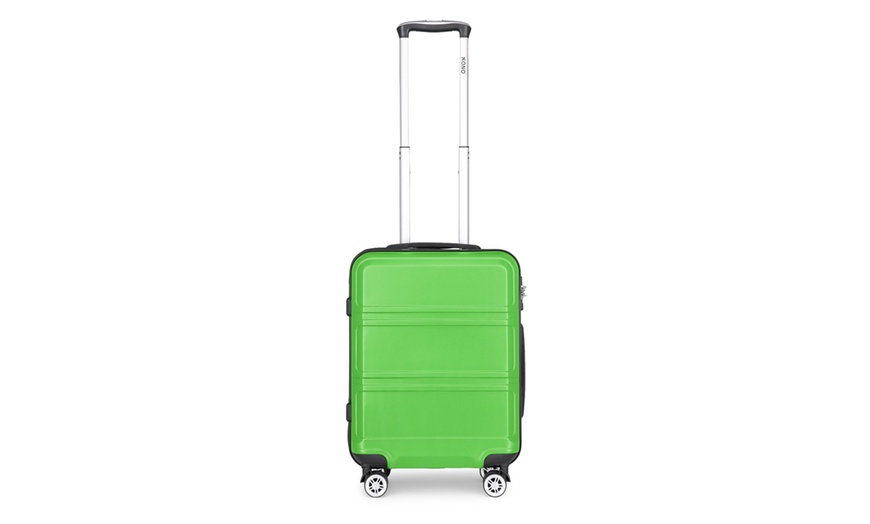 Image 4: One or Three Hard Shell Suitcases with Swivel wheels and TSA Lock