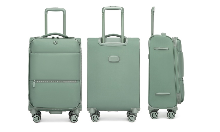 Image 9: Leichter Softshell-Reisekoffer 20 Zoll