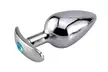Anal Plug Adult Toys Stopper Metal Jeweled Stimulator Massager Sex Toy - Second Medium