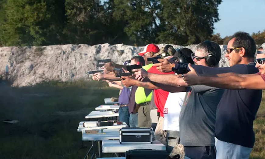 Image 2: Shooting Range Package w/ 20-Min Instruction & Optional Handgun Rental