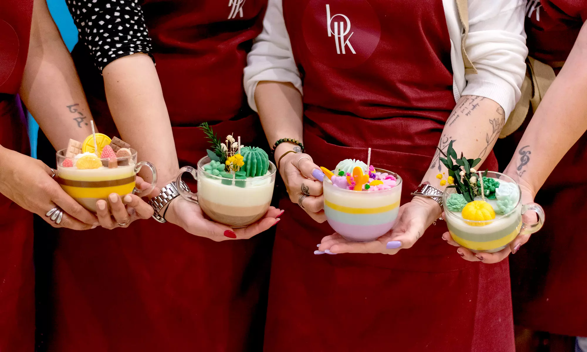 Crea tus propias velas - 2 velas durante 3h con bebida