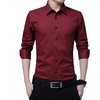 Image 6: Camicia da uomo in cotone Slim Fit