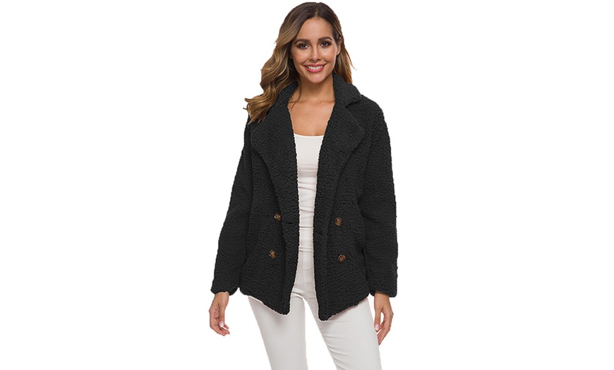 Image 3: Women's Shearling Coat