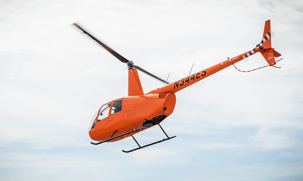 Unforgettable 10 Mile Helicopter Ride for 2 or 3 People