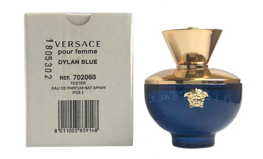 Image 2: Versace Dylan Blue Eau De Parfum 3.4 oz Women's Spray Brand New Unbox