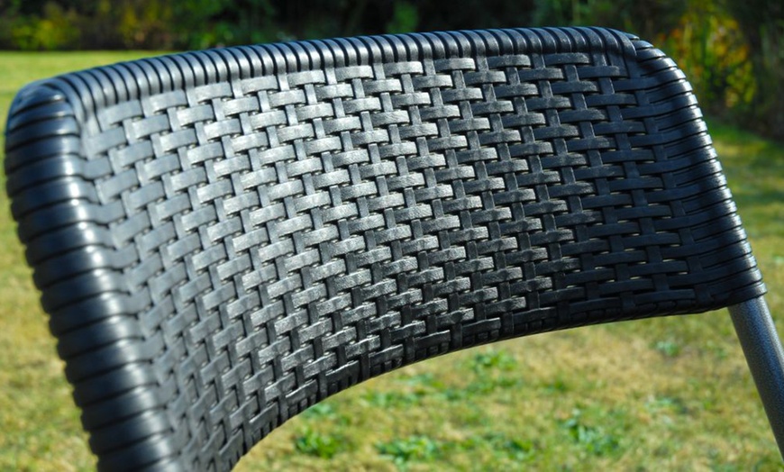 Image 14: Foldable Plastic Table and Chair Set Collection
