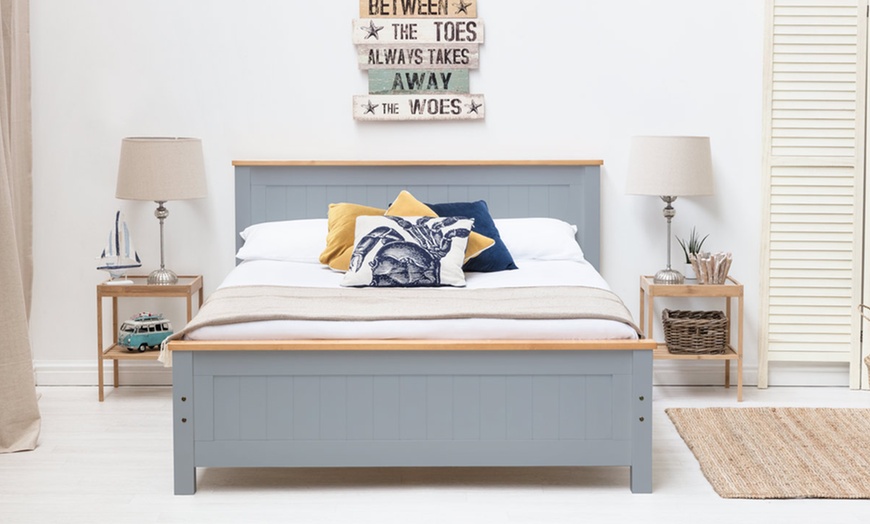 Image 4: Wooden Shaker Bed Frame