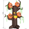 Image 23: HomCom Halloween Inflatable Tree with LED Lights
