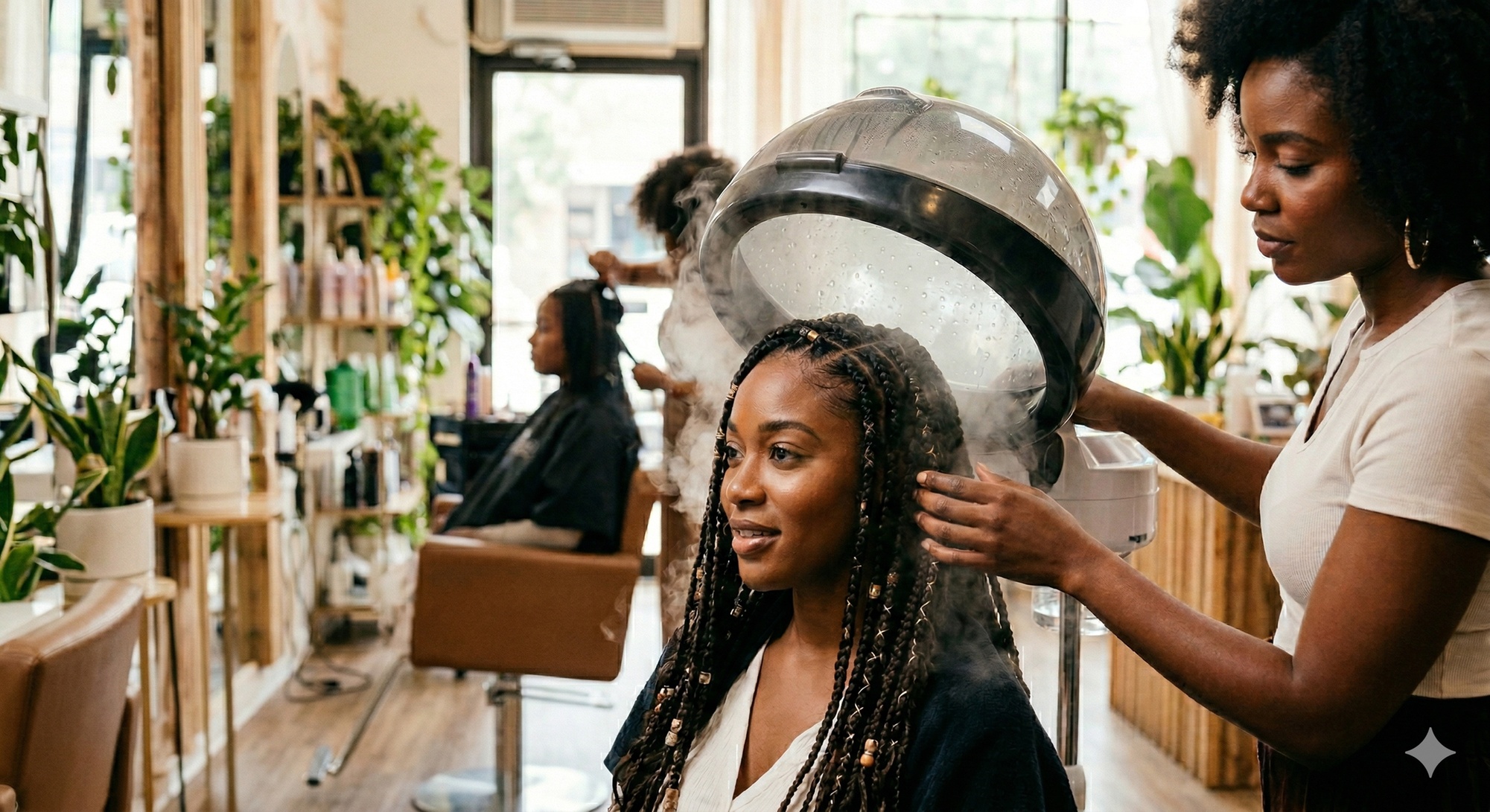 Transform with Deep Moisture, Hydration Steam Treatment or Silk Press