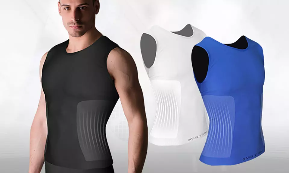 1x, 2x oder 3x Skin Up Sport-Tank-Top für Herren in Weiß, Blau oder Schwarz - Primary Image