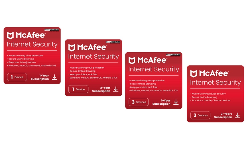 Image 1: Licencia para McAfee Internet Security 2025 con renovación automática