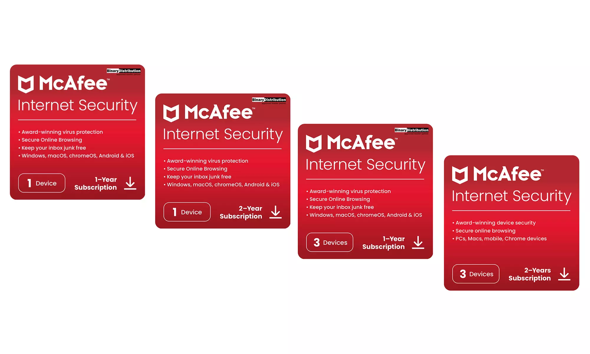 McAfee Total Protection 2025 para 1, 3 o 5 dispositivos