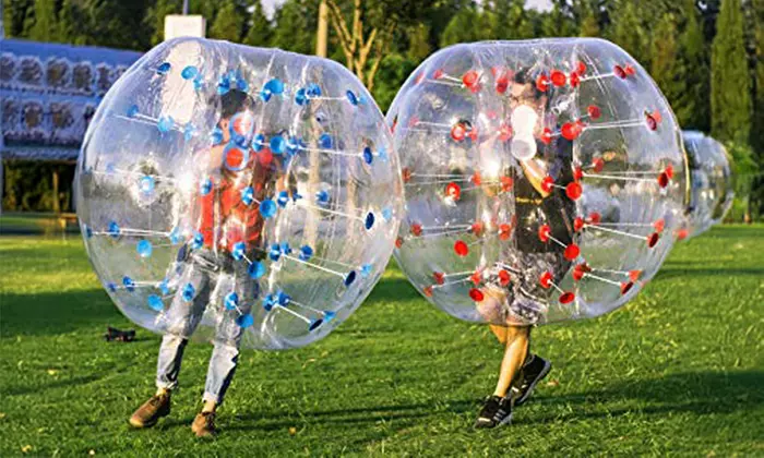 Bounce, Roll & Score: Bubble Soccer Game Experience for One or Two