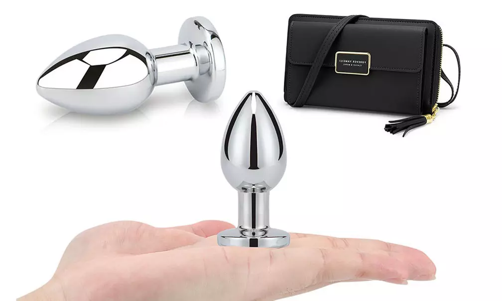 Wireless Remote Control Rechargeable Vibrating Metal Mini Anal Plug