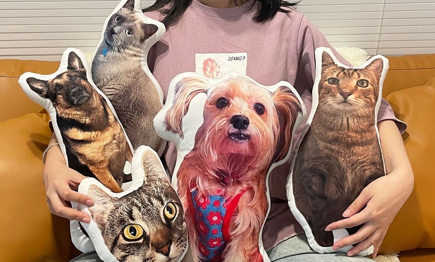 Image 4: Niestandardowa personalizowana poduszka 3D ze zdjęciem zwierzaka